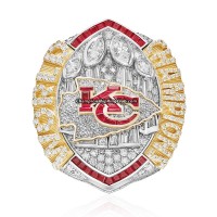 2023 Kansas City Chiefs Super Bowl Championship Ring(Presale/C.Z. logo/Deluxe)